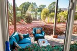 Back patio/porch for quiet evenings